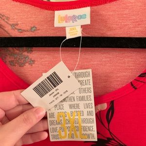 LuLaRoe Dresses - LuLaRoe Red Floral Jessie w/ pockets! LuLaRoe Dresses - LuLaRoe Red Floral Jessie w/ pockets!